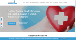 Desktop Screenshot of healthfirst.ch