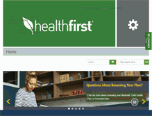 Tablet Screenshot of healthfirst.org